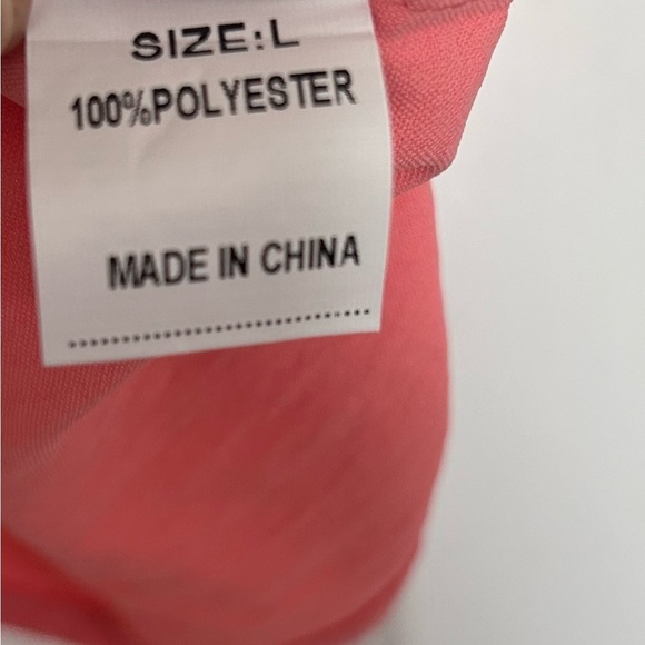 Women’s Peach Oversized Pullover Top size Large - Picture 5 of 7